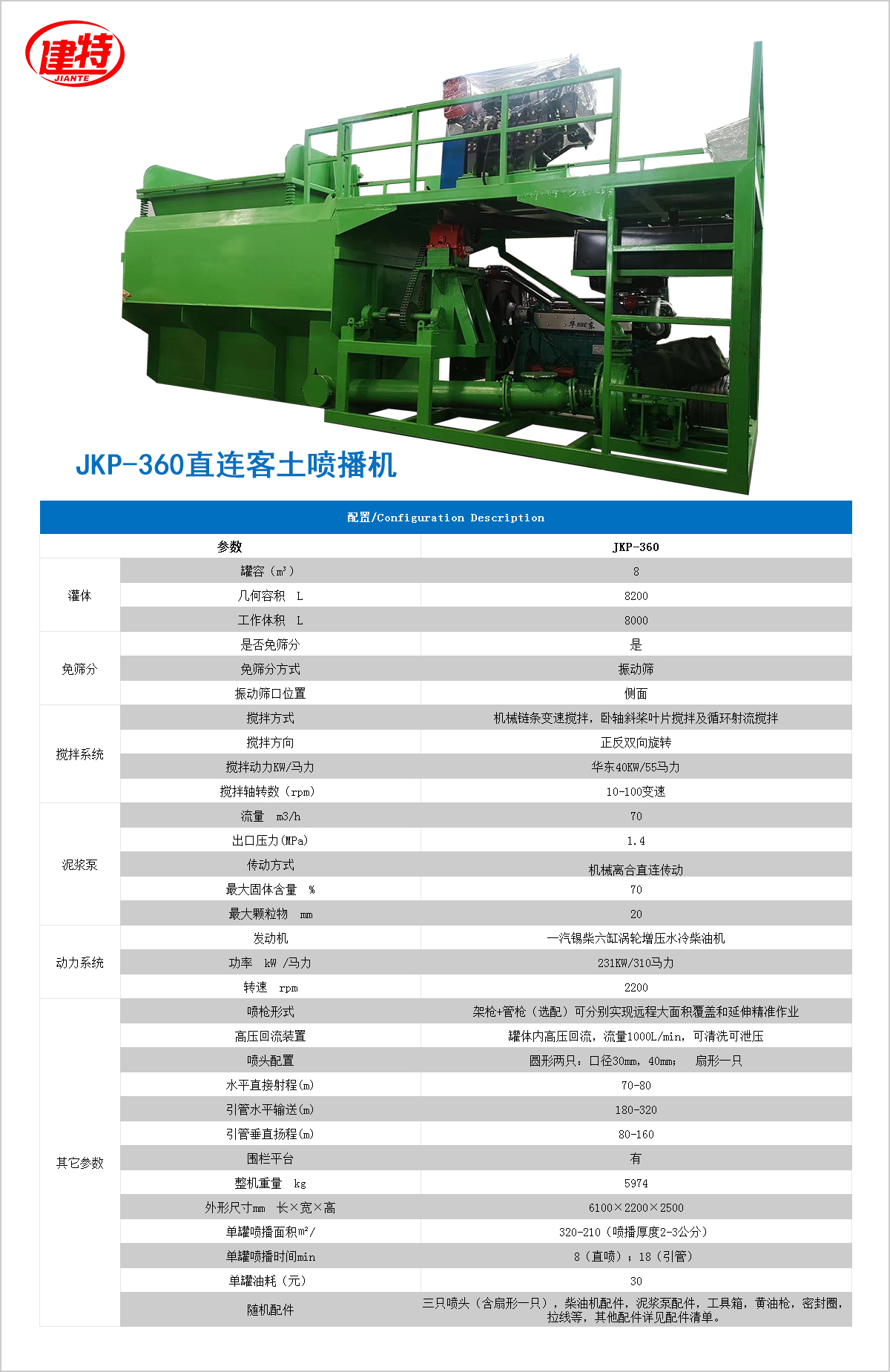 喷播机直连JKP-360